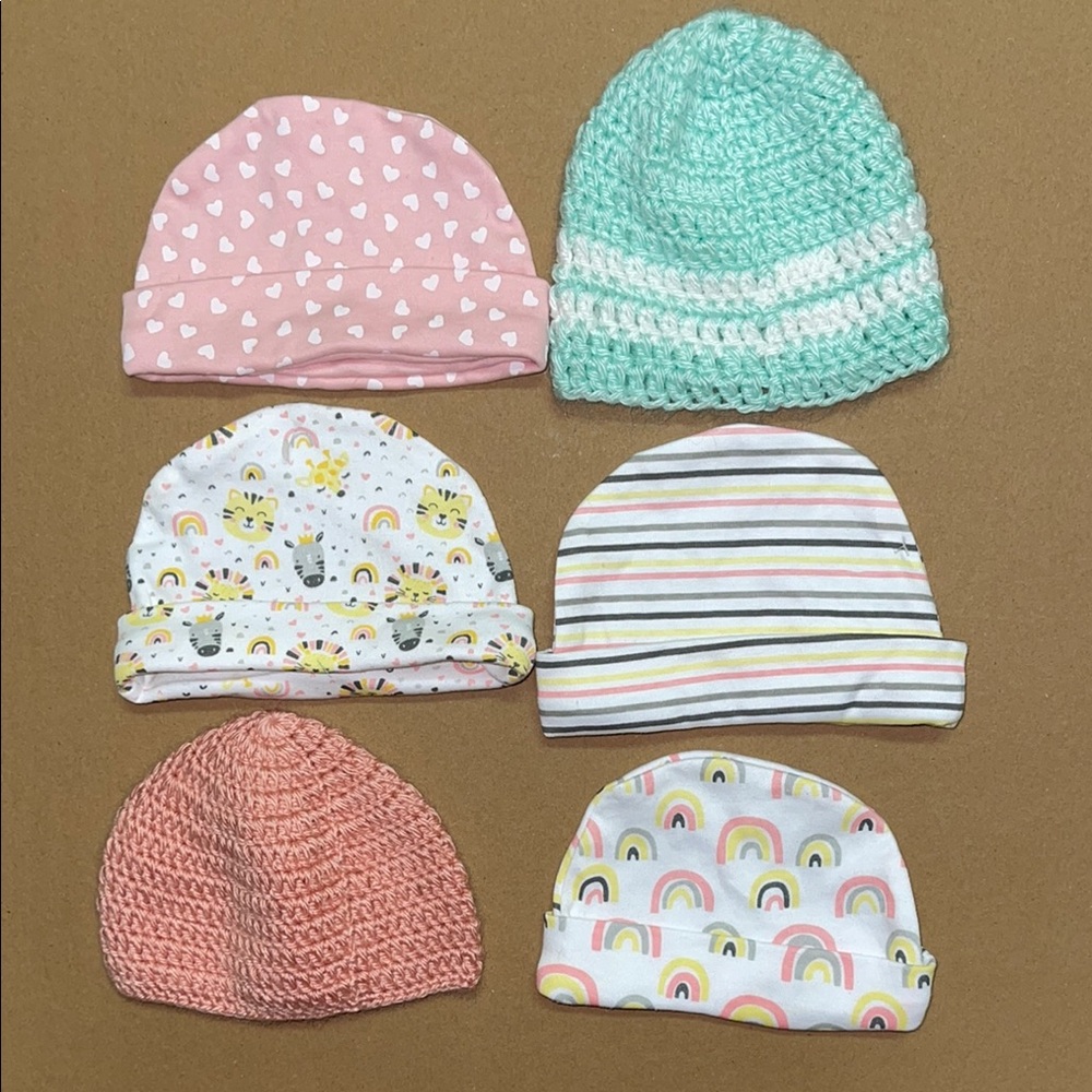 Assorted Colorful Kids Beanie Set